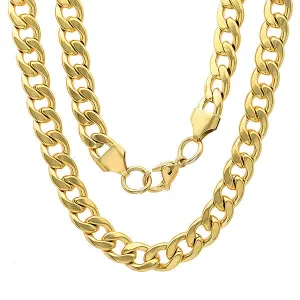 SteelTime Classic Cuban Link Chain Necklace