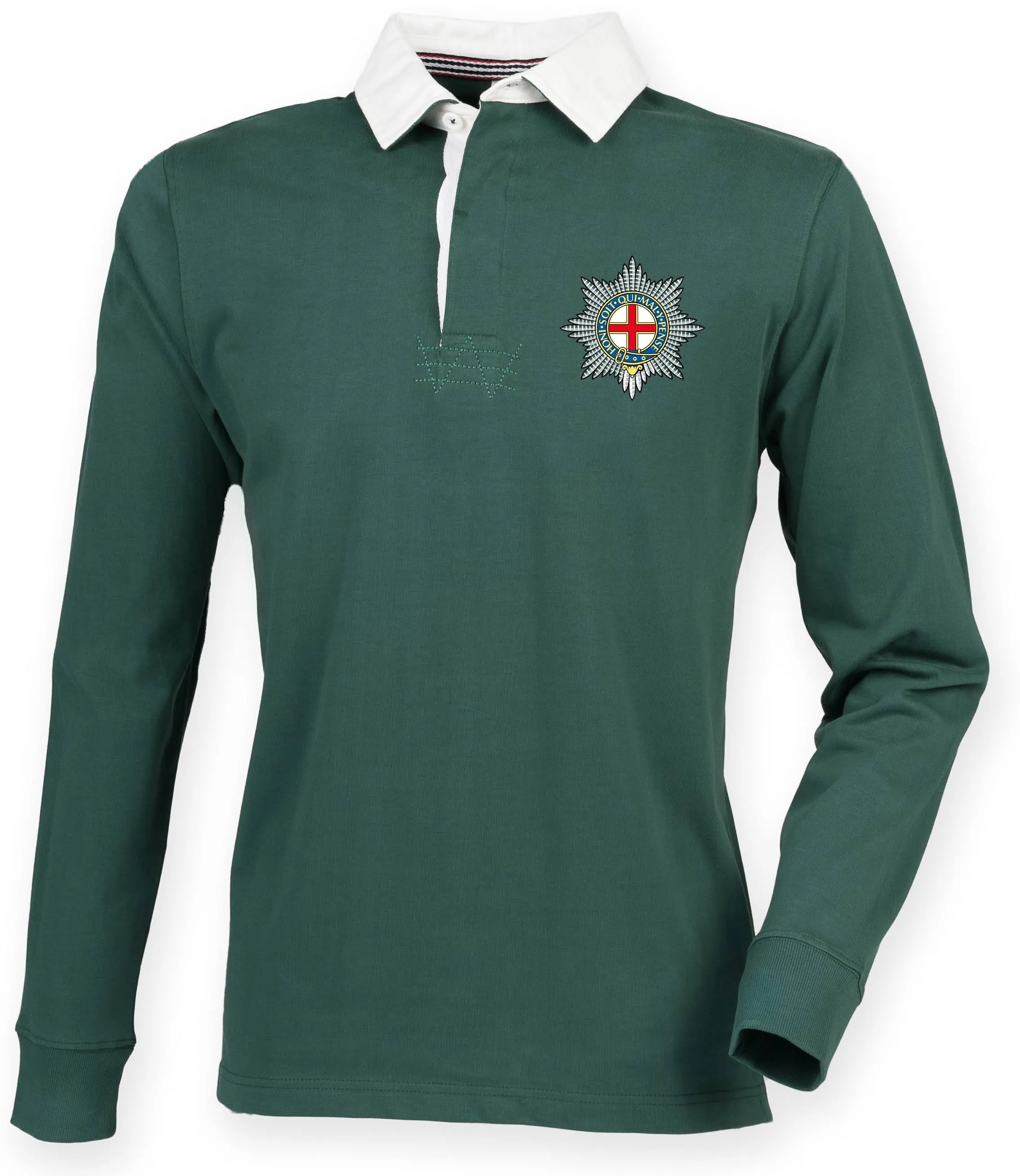 The Coldstream Guards Premium Superfit Embroidered Rugby Shirt