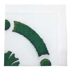 TIMOTHY CORRIGAN PARTERRE GARDEN 22"X22" HEMSTITCH DINNER NAPKIN, SET OF 4