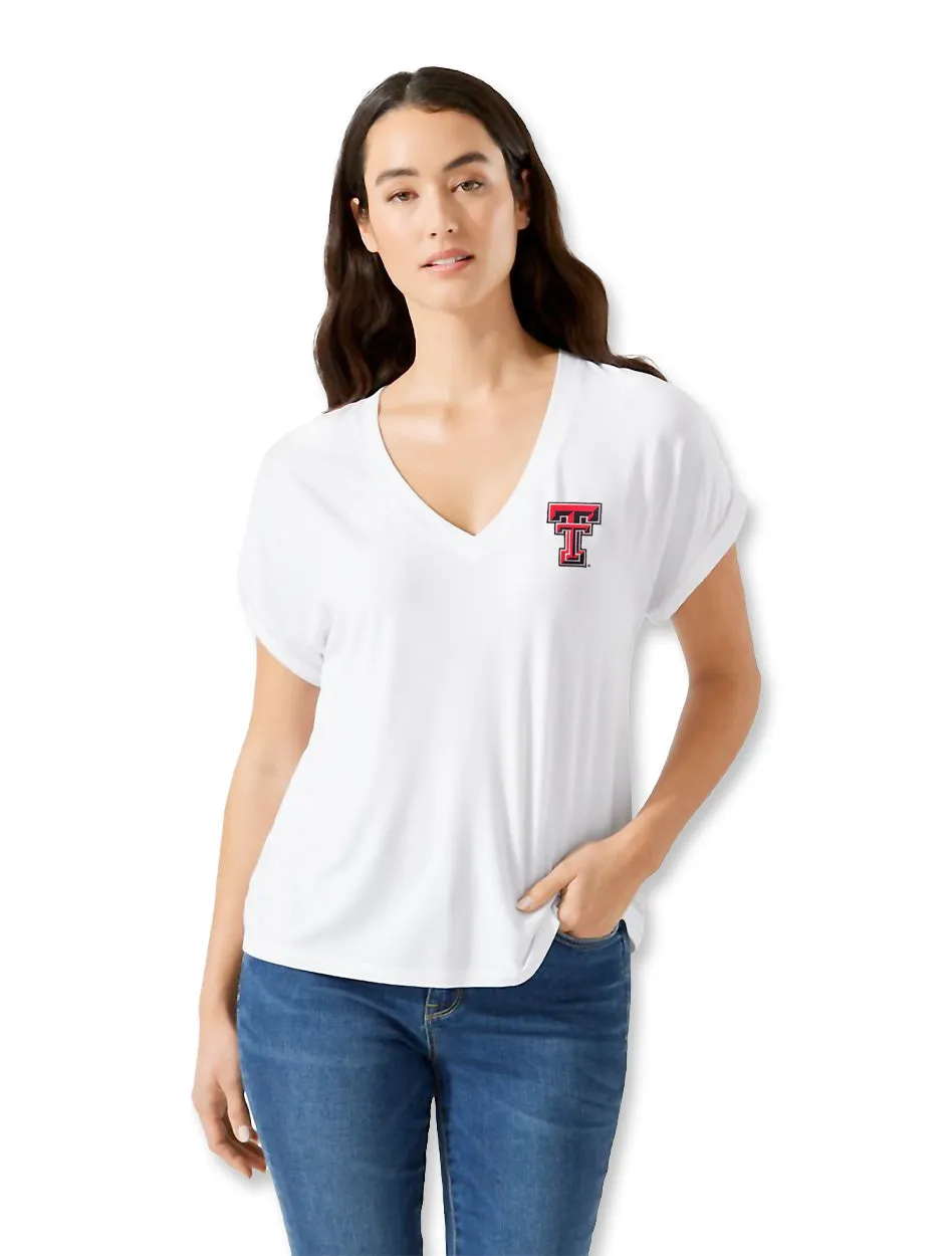 Tommy Bahama Texas Tech "Kauai" Jersey V-Neck T-Shirt