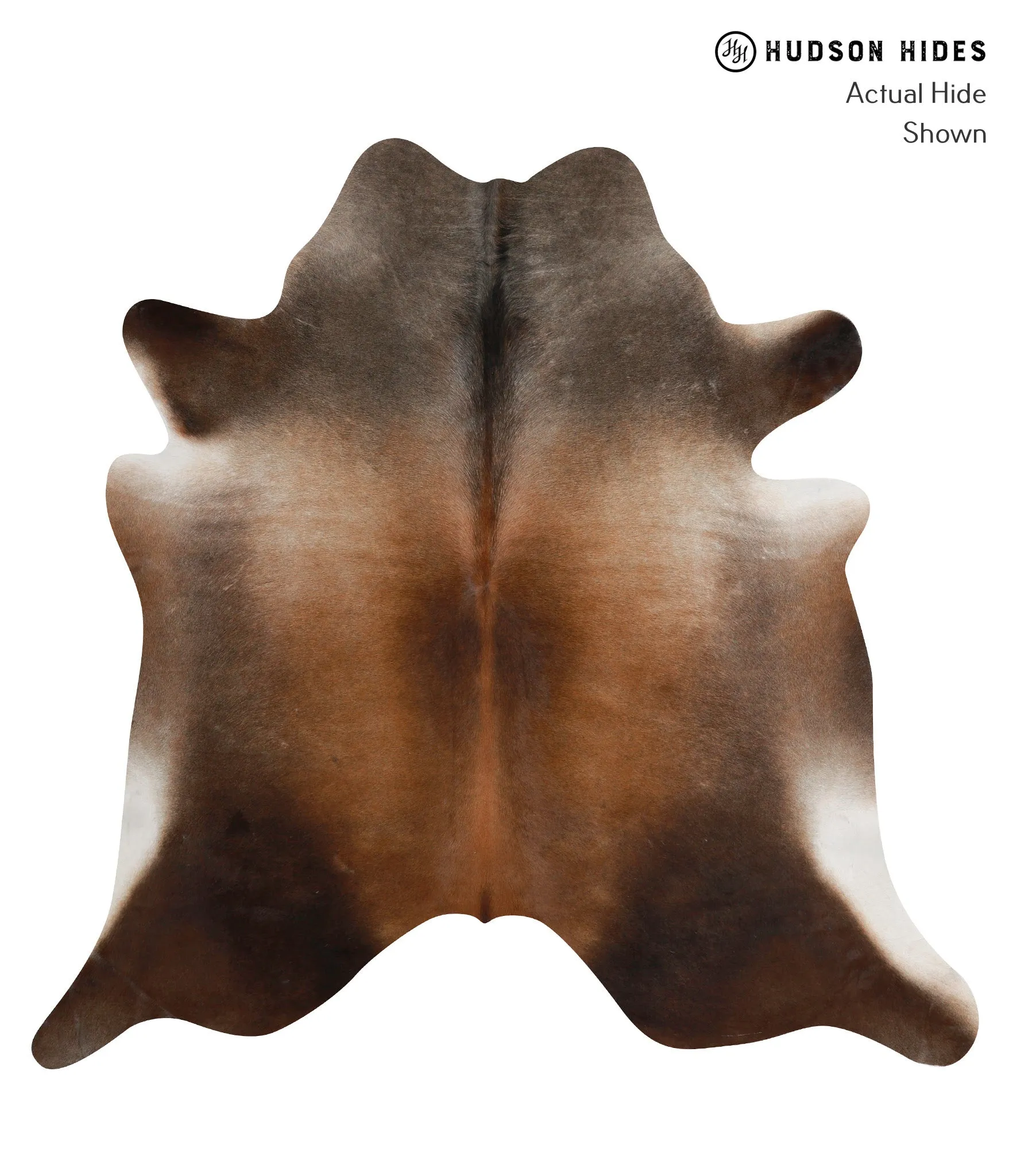 Warm Caramel X-Large Brazilian Cowhide Rug 6'8"H x 6'9"W #83900 by Hudson Hides