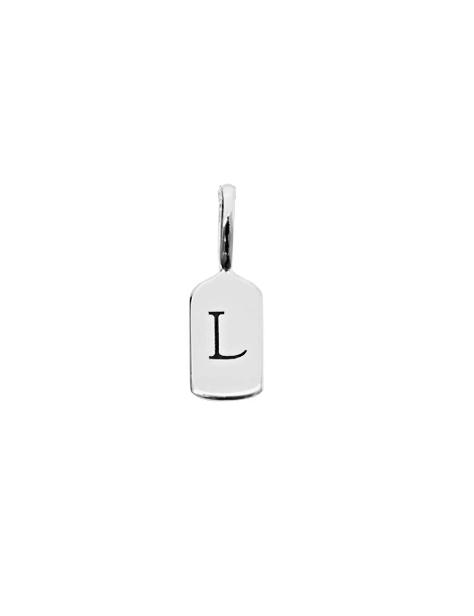 White Gold Letter L