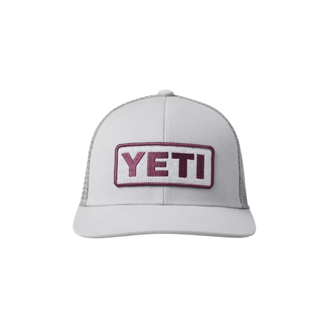 Yeti Men's Logo Badge Pro Trucker Grey Cap