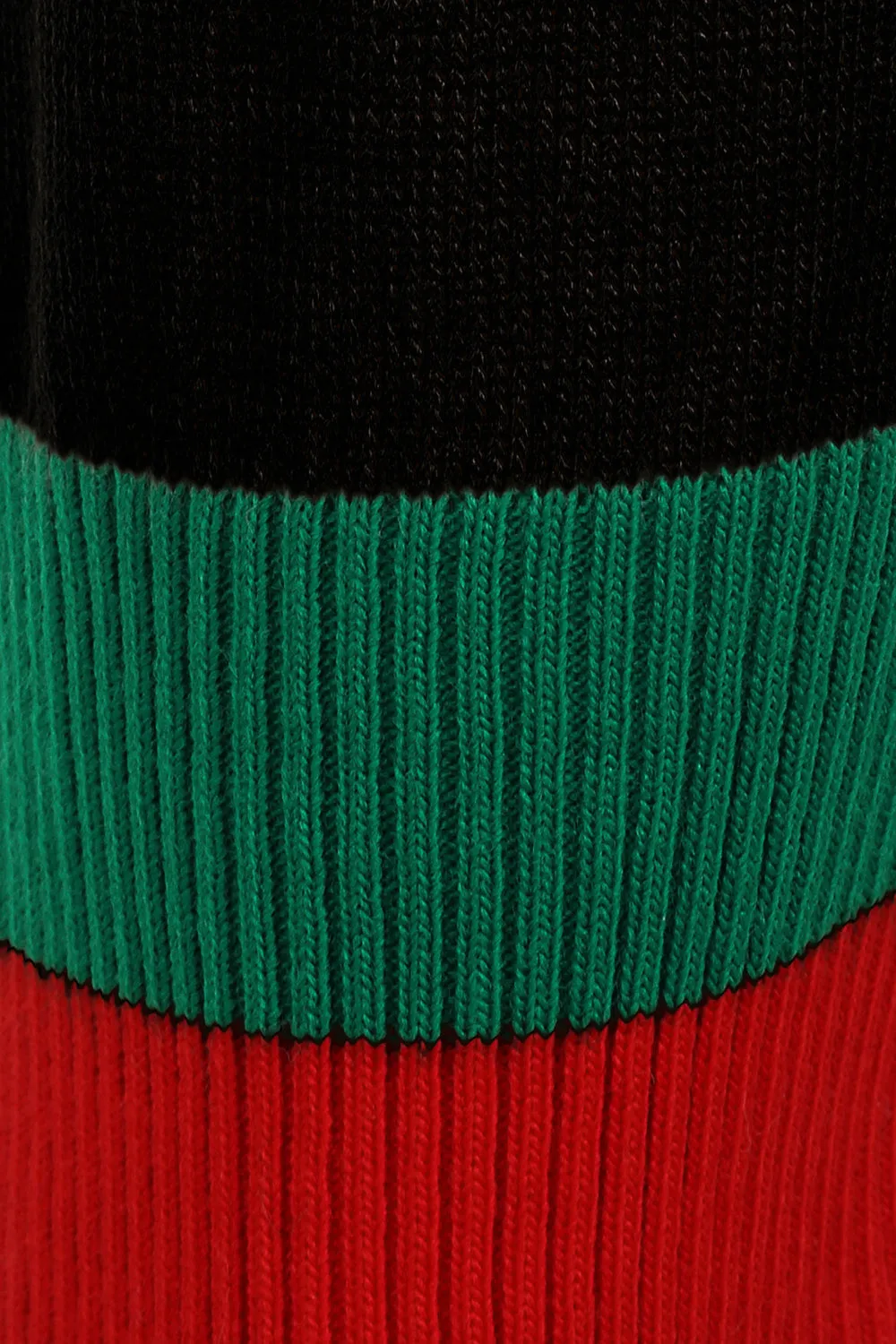 Zara Black Red and Green Striped Fine Knit 3 Piece Lounge Co-ord Set